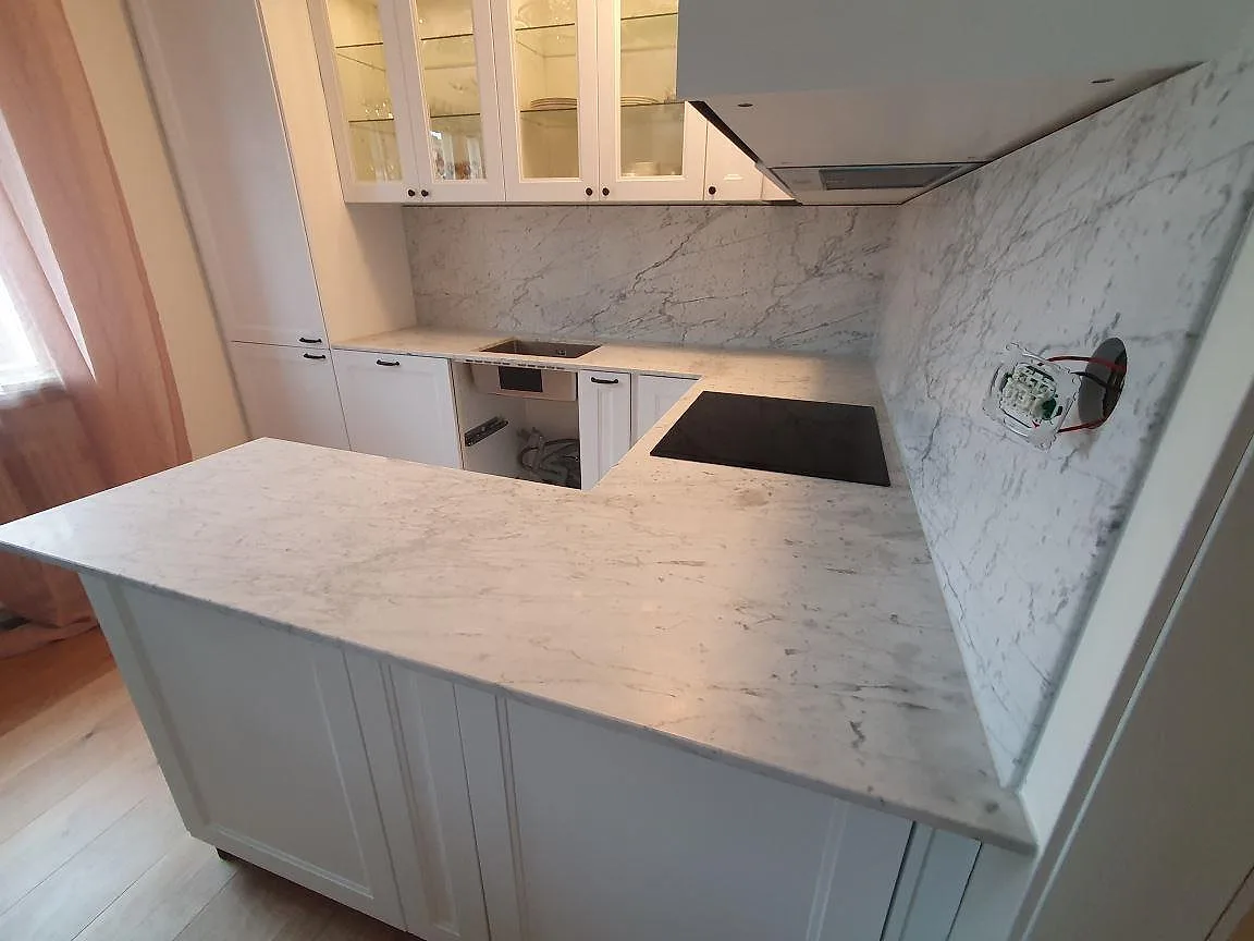 Køkkenbordplade i Carrara C, Sundbyberg – billede 6