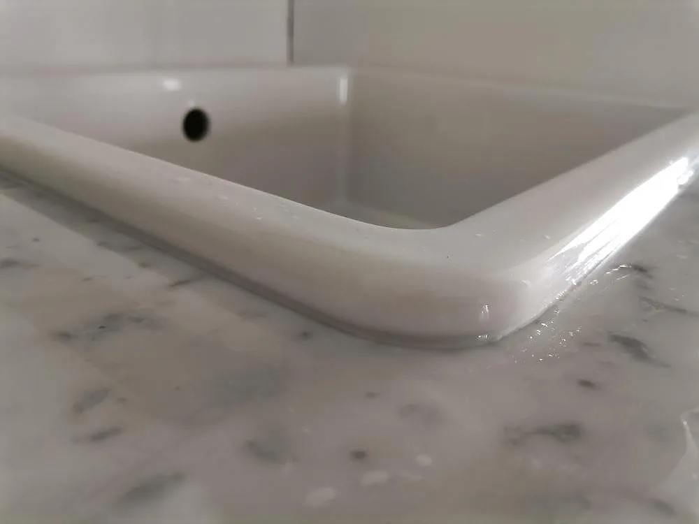 Køkkenbordplade i Carrara C-marmor, Täby – billede 2