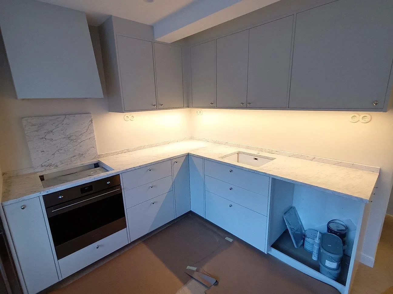 Køkkenbordplade i Carrara C, Täby – billede 3