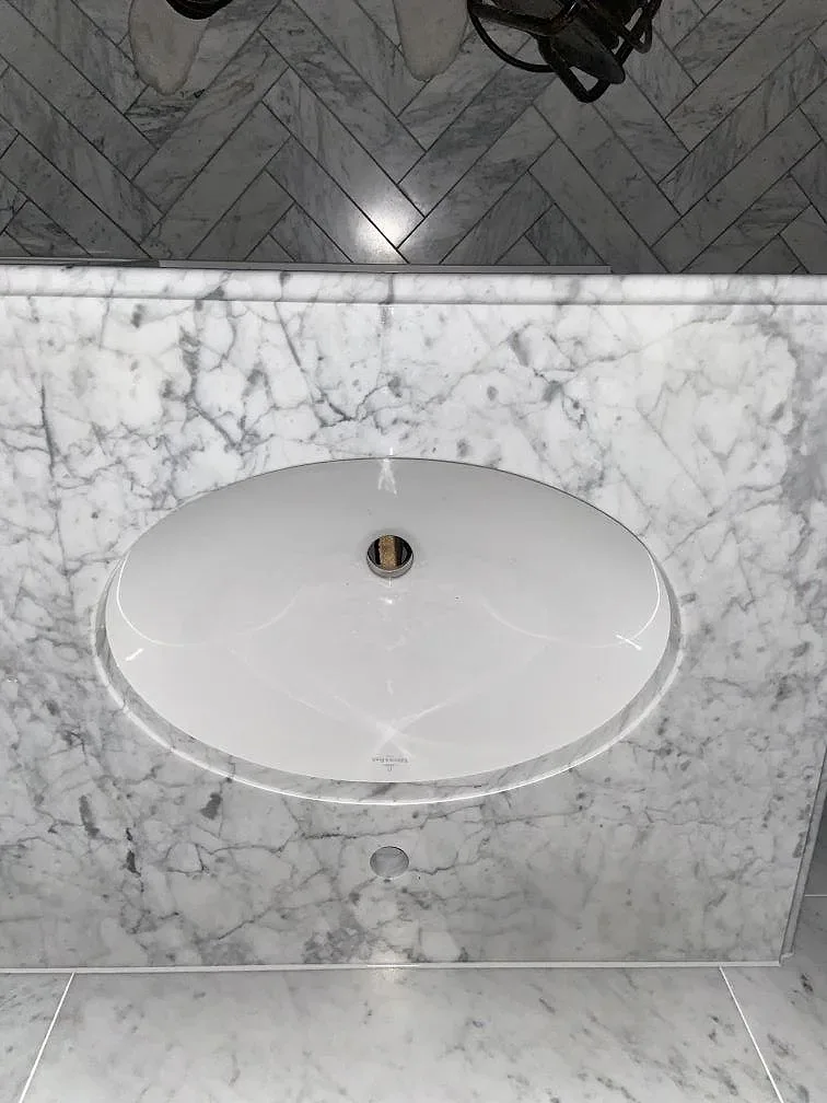 Bordplade i Carrara C, Torekov – billede 2