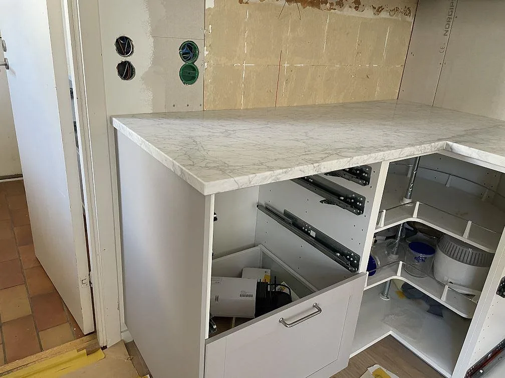Køkkenbordplade i Carrara C, Torekov – billede 4