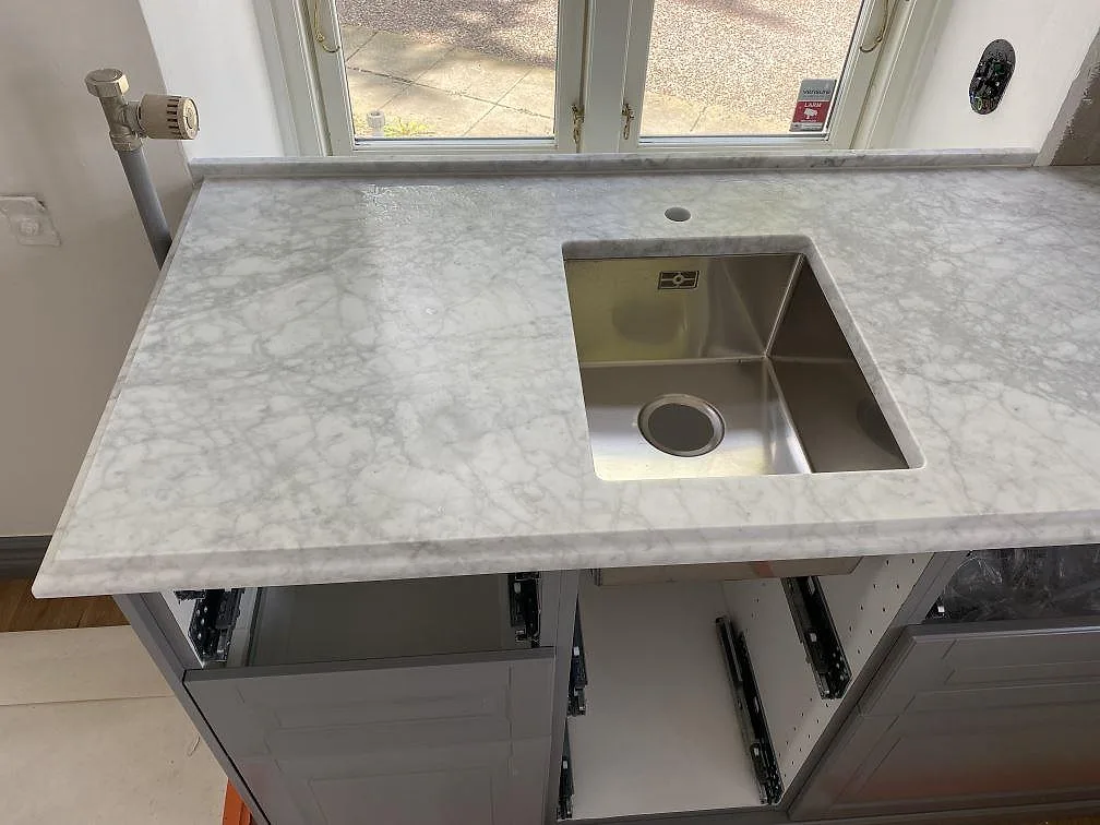 Køkkenbordplade i Carrara C, Trelleborg – billede 3