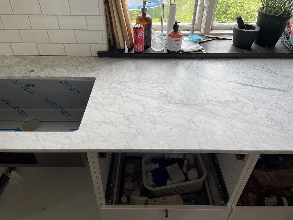 Køkkenbordplade i Carrara C, Trelleborg – billede 2