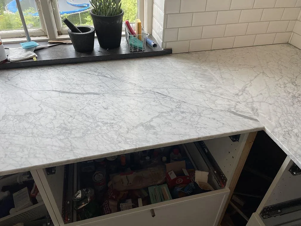 Køkkenbordplade i Carrara C, Trelleborg – billede 3