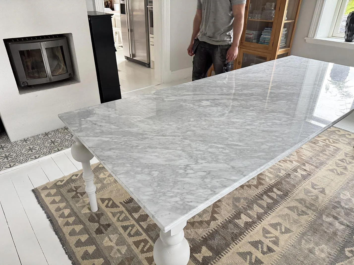 Bordplade i Carrara C, Trollhättan – billede 2