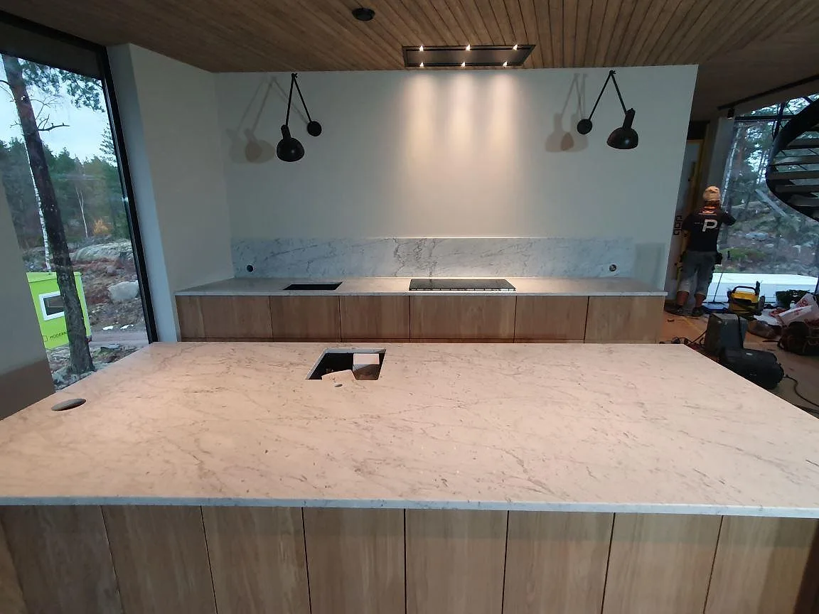 Køkkenbordplade i Carrara C, Trosa – billede 4