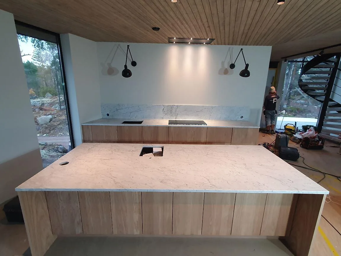 Køkkenbordplade i Carrara C, Trosa – billede 2