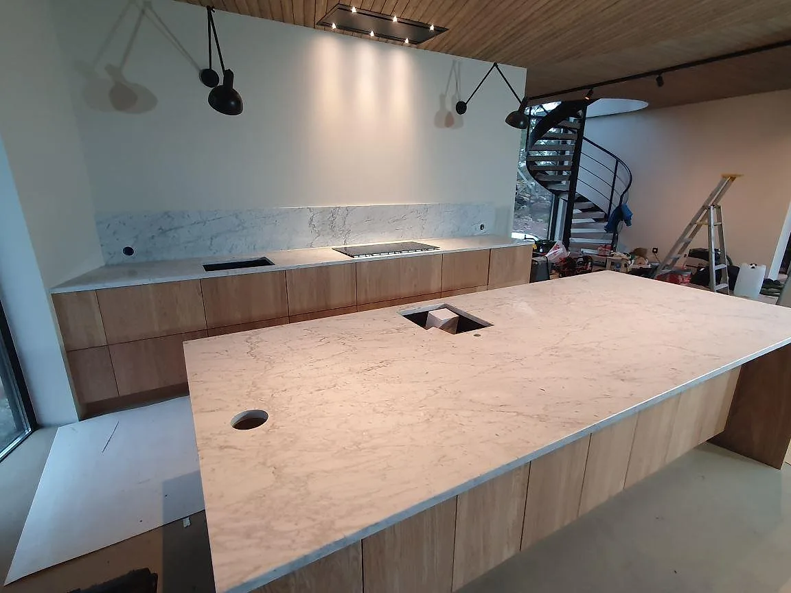 Køkkenbordplade i Carrara C, Trosa – billede 3