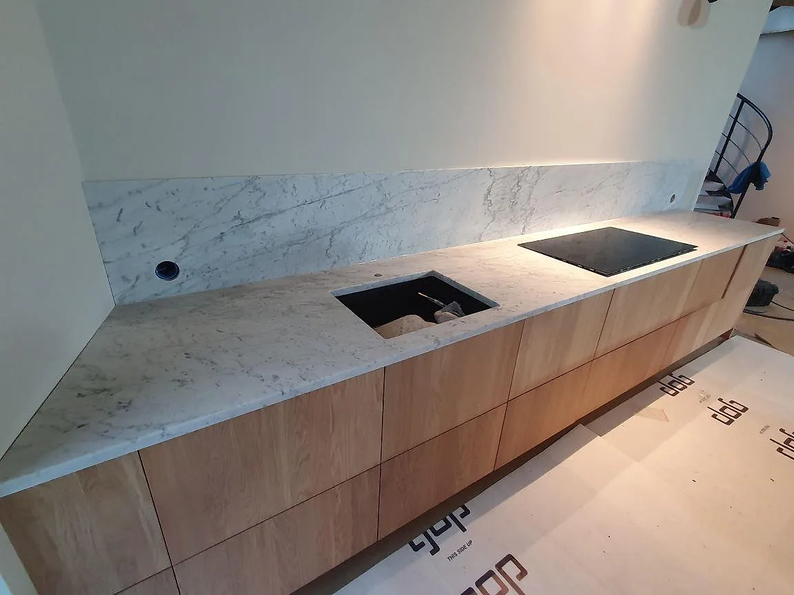 Køkkenbordplade i Carrara C, Trosa – billede 7