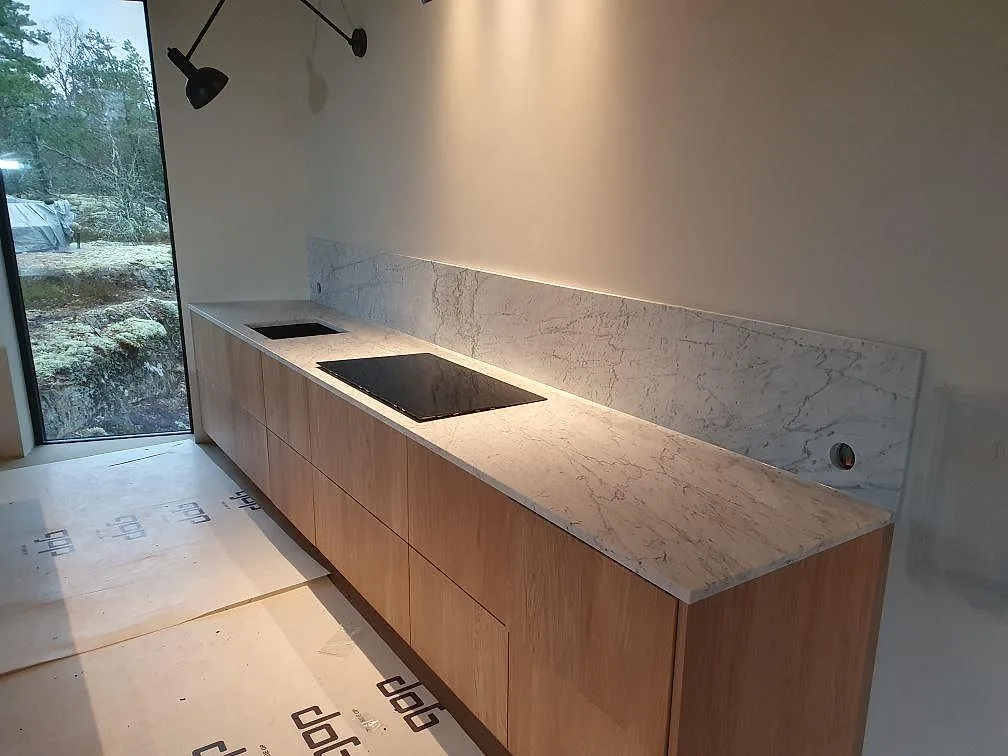 Køkkenbordplade i Carrara C, Trosa – billede 5