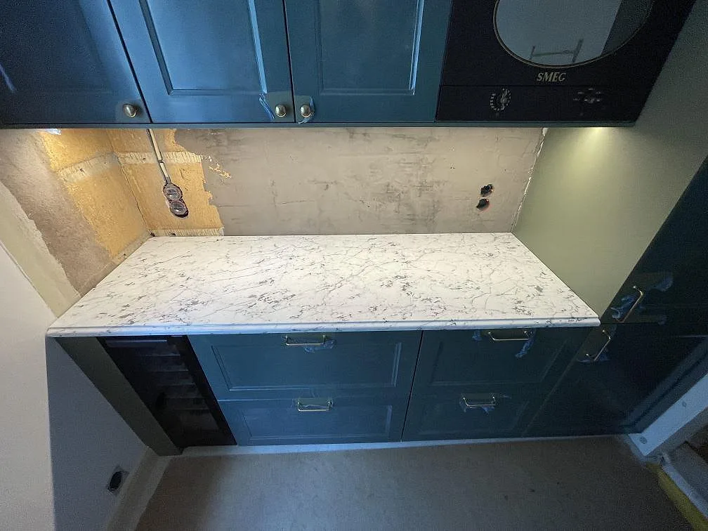 Køkkenbordplade i Carrara C, Uppsala – billede 2