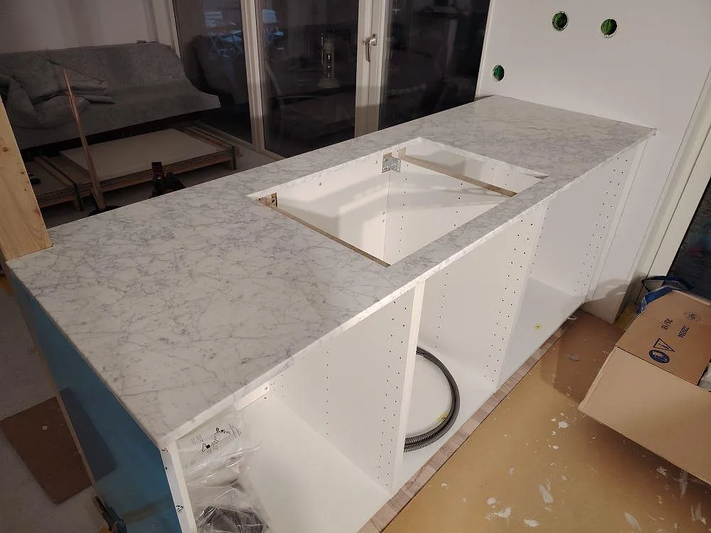Køkkenbordplade i Carrara C, Västervik – billede 3