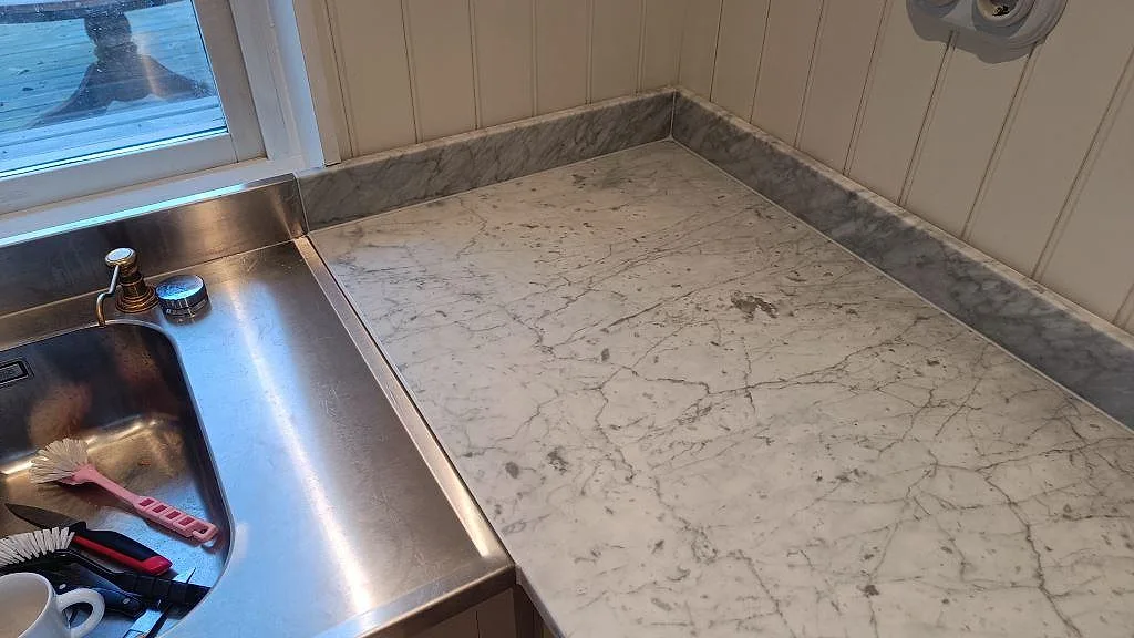 Køkkenbordplade i Carrara C, Vejbystrand – billede 8