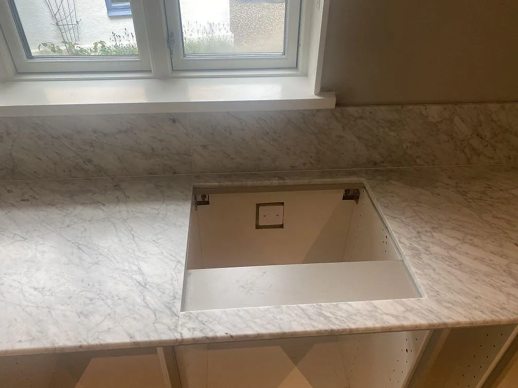 Køkkenbordplade i Carrara C, Vellinge – billede 6