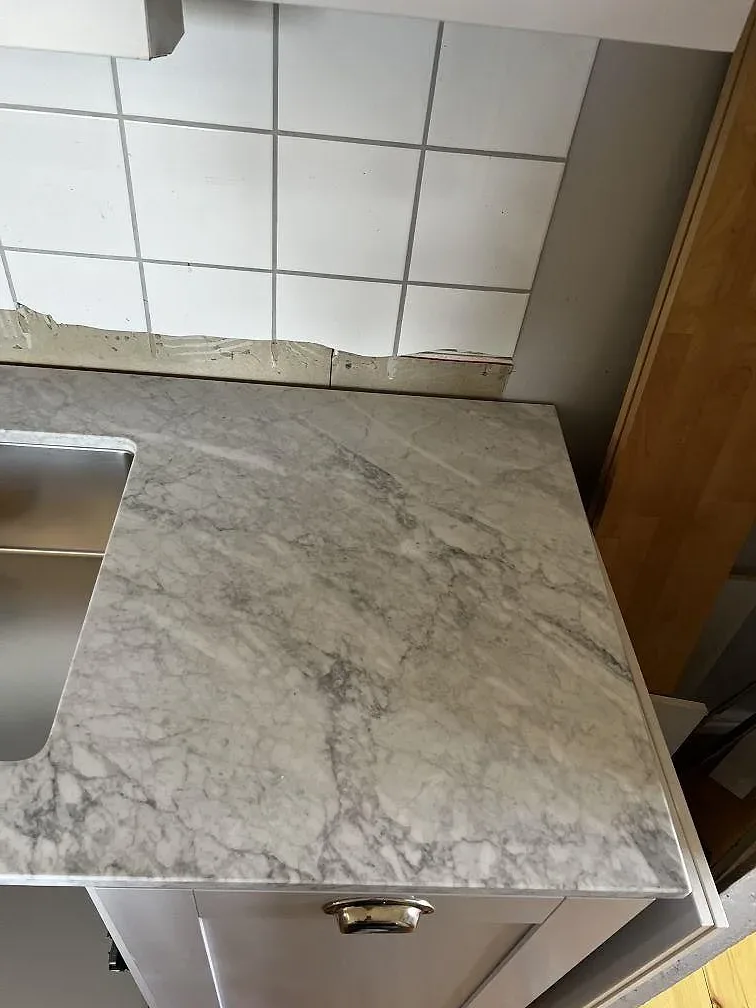 Køkkenbordplade i Carrara C, Hunnebostrand – billede 4