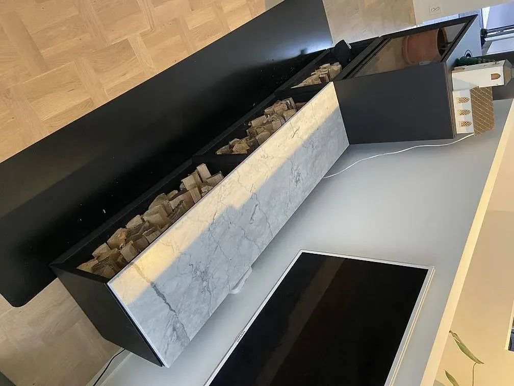 Marmorbordplade i Carrara C, Lerum – billede 2