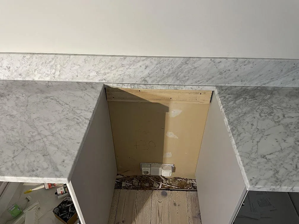 Køkkenbordplade i Carrara C, Lund – billede 7