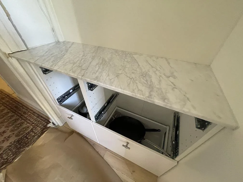 Køkkenbordplade i Carrara C, Stockholm – billede 2