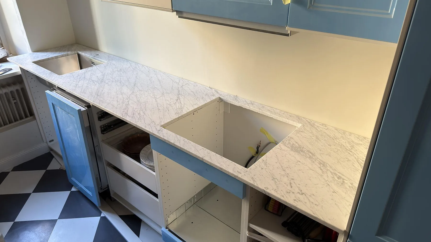 Køkkenbordplade i Carrara C, Stockholm – billede 2