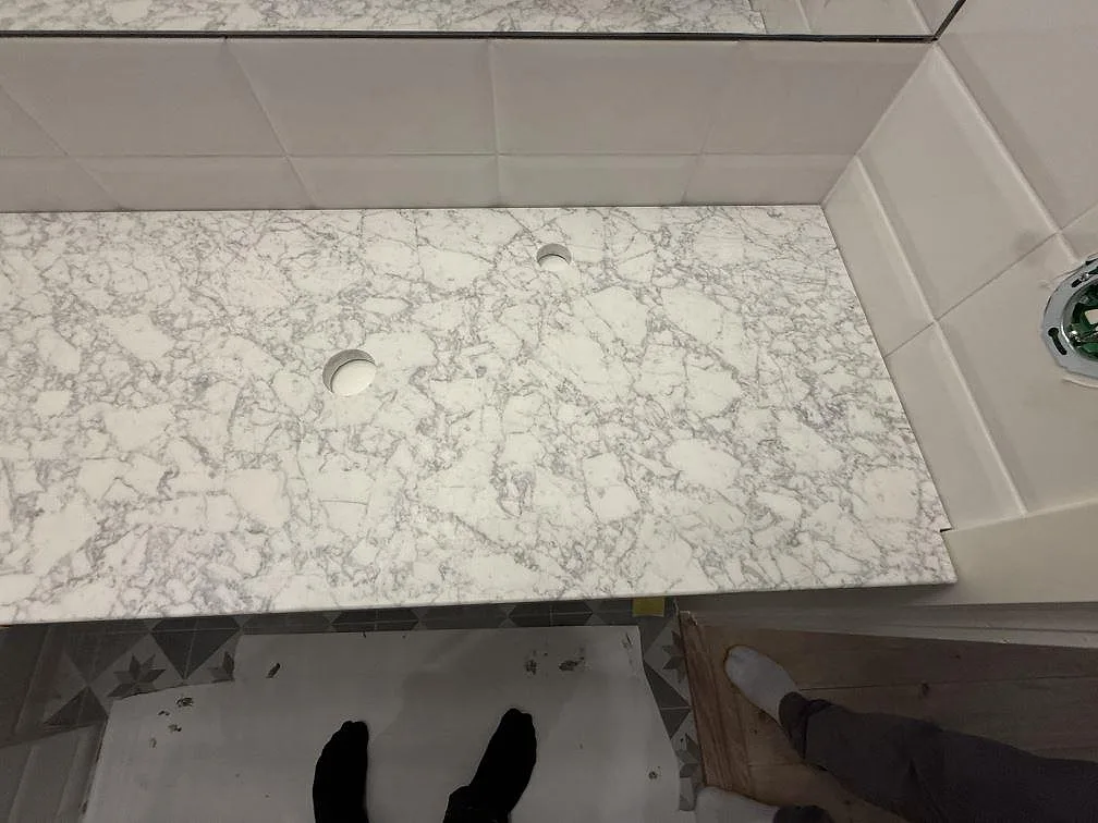 Bordplade i Carrara C, Stockholm – billede 2