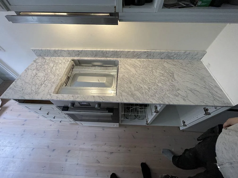 Køkkenbordplade i Carrara CD, Stockholm – billede 3