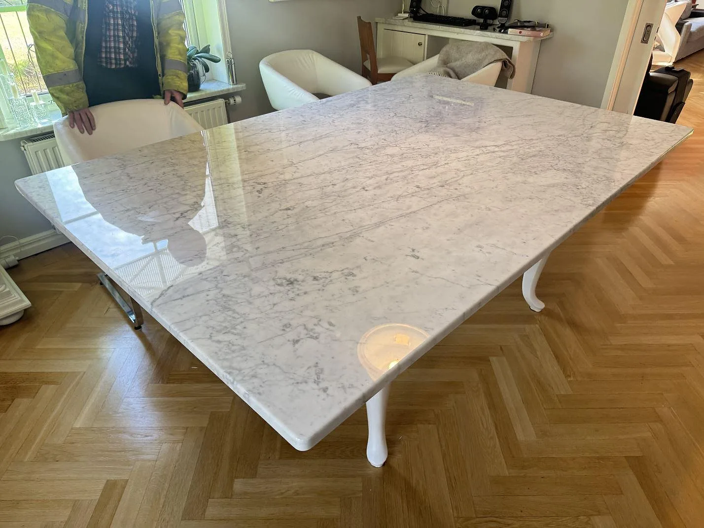 Bordplade i Carrara C, Svenshögen – billede 3