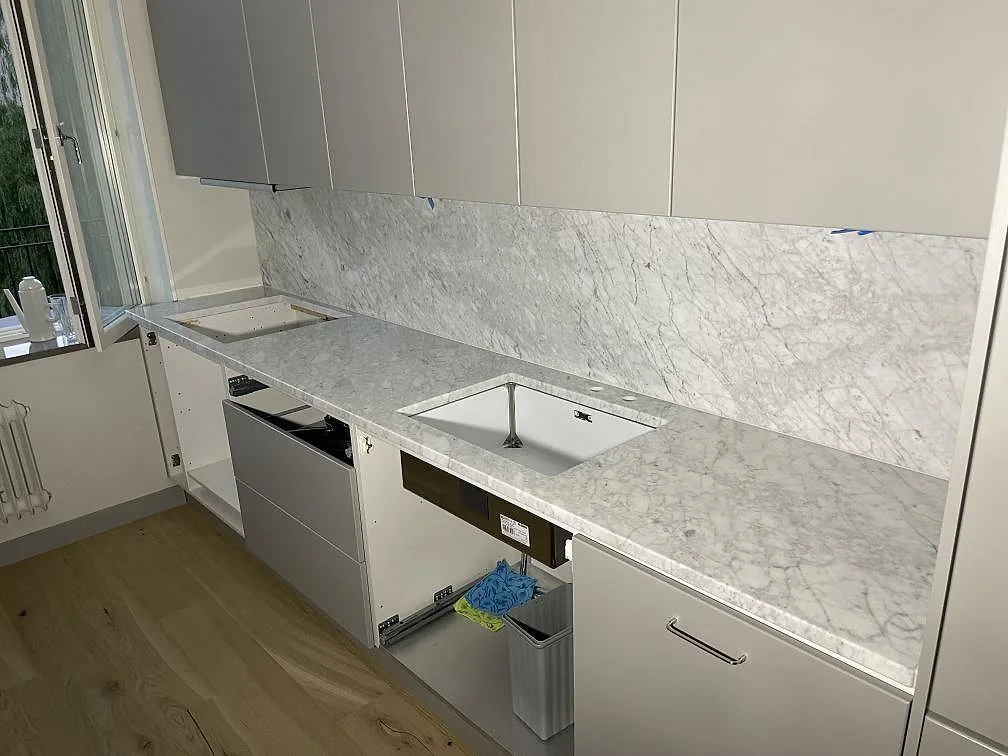 Køkkenbordplade i Carrara C, Uppsala – billede 4