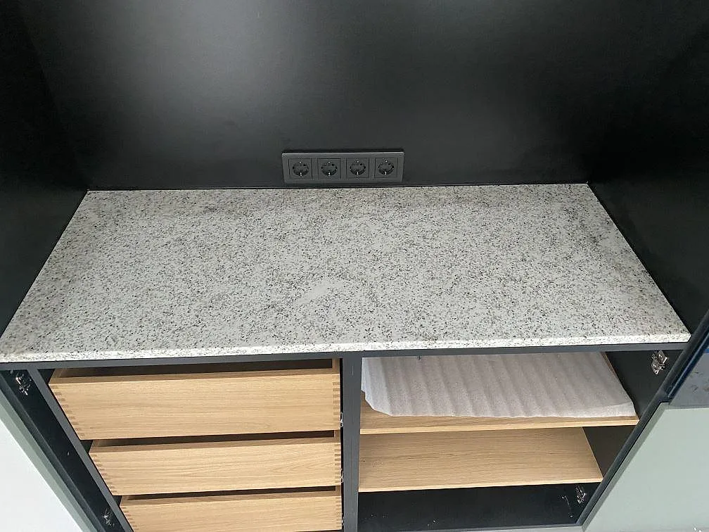 Køkkenbordplade i Cotton White, Höllviken – billede 3