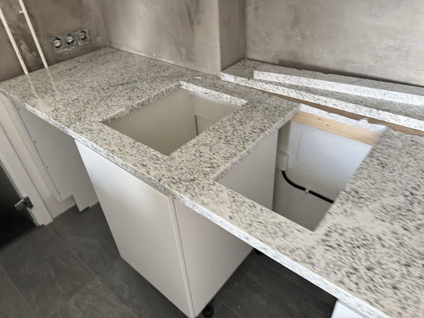 Køkkenbordplade i Cotton White, Lomma – billede 3