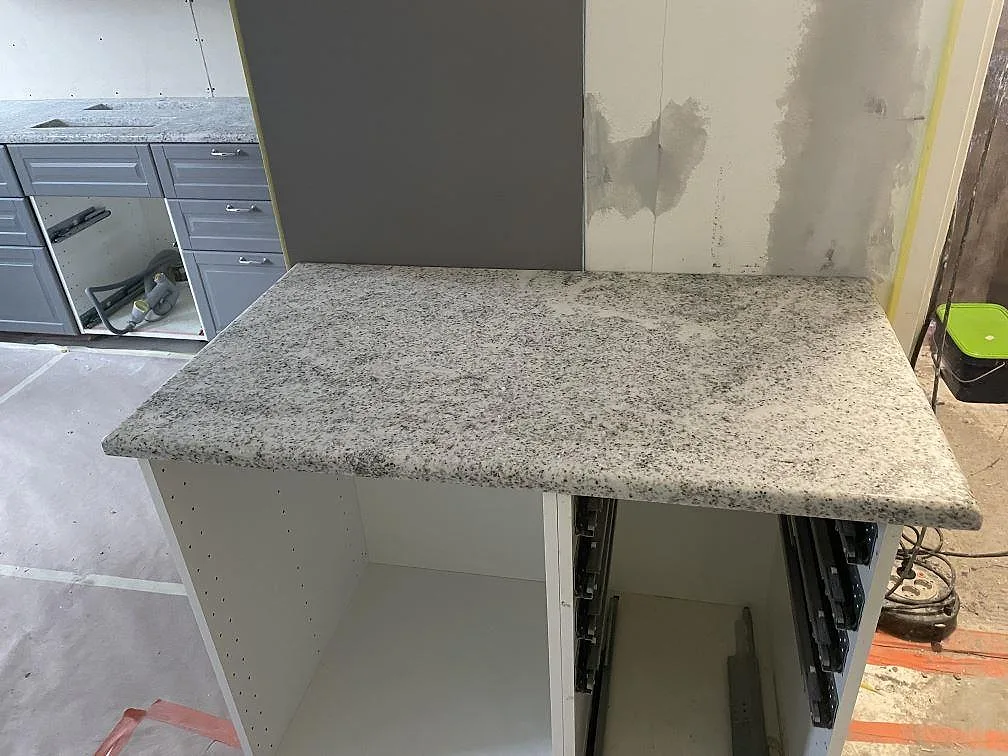 Køkkenbordplade i Cotton White, Malmö – billede 5