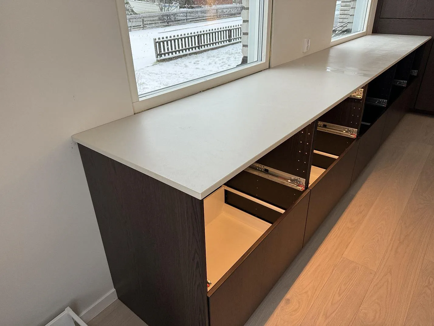 Køkkenbordplade i Dekton Aeris, Mariestad – billede 4