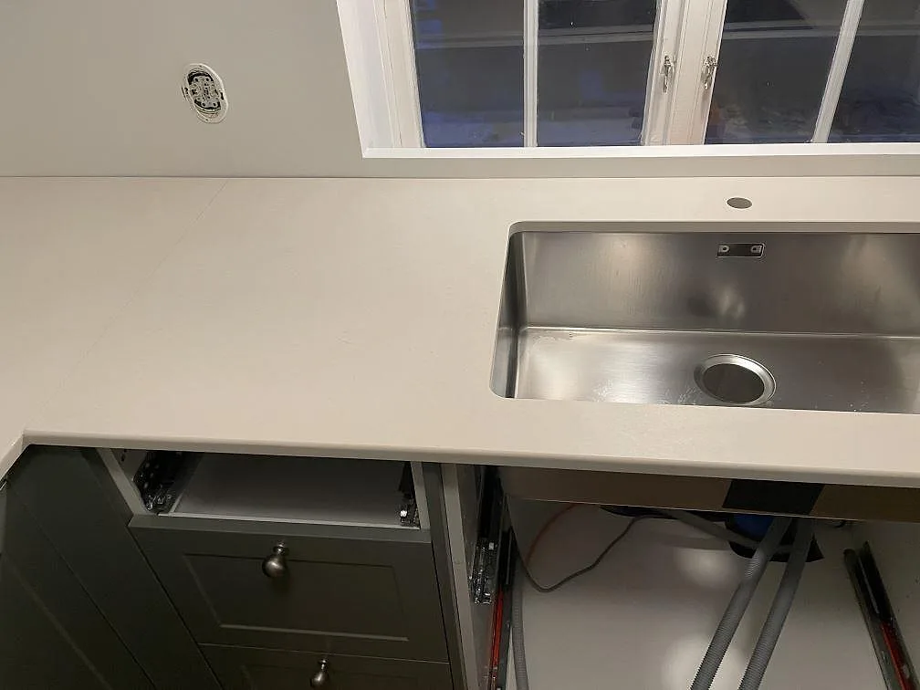 Køkkenbordplade i Dekton Aeris, Tjörnarp – billede 2