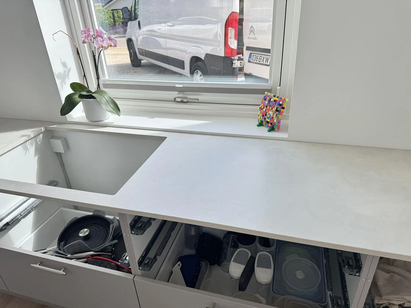 Køkkenbordplade i Dekton Albarium, Hørsholm – billede 4