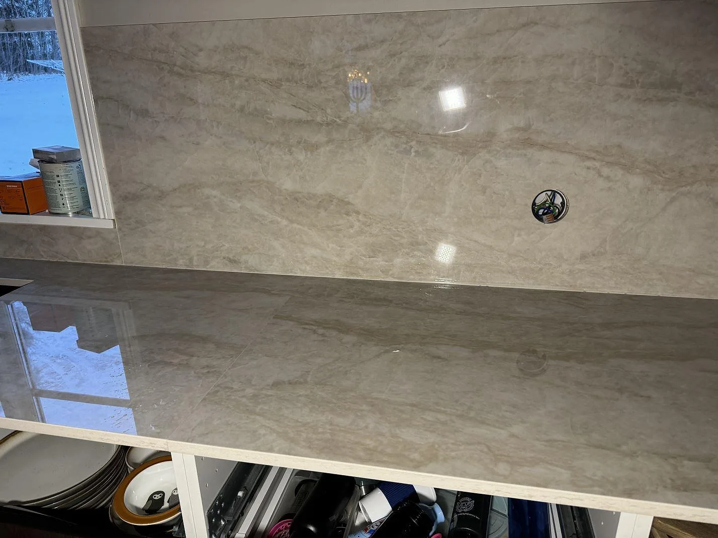 Køkkenbordplade i Dekton Arga, Åryd – billede 4