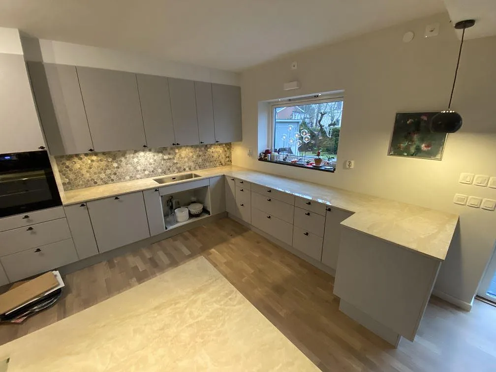 Køkkenbordplade i Dekton Arga, Älvsjö – billede 2