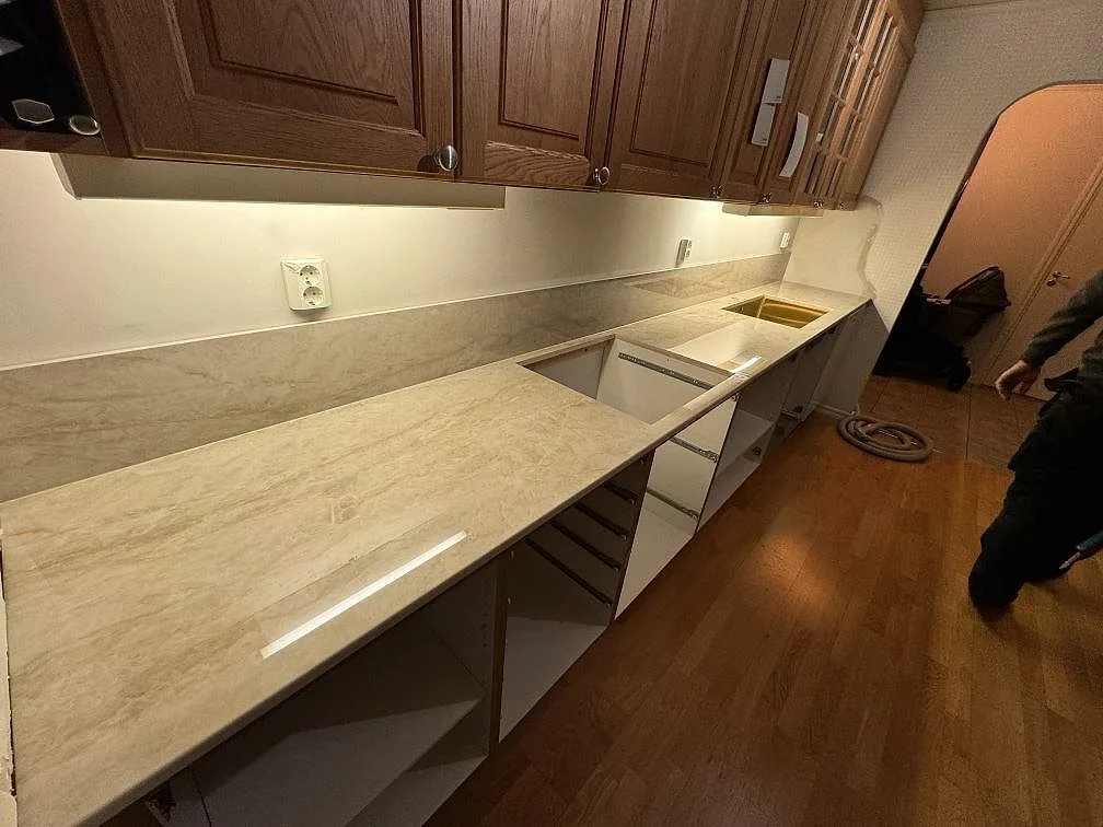Køkkenbordplade i Dekton Arga, Ängelholm