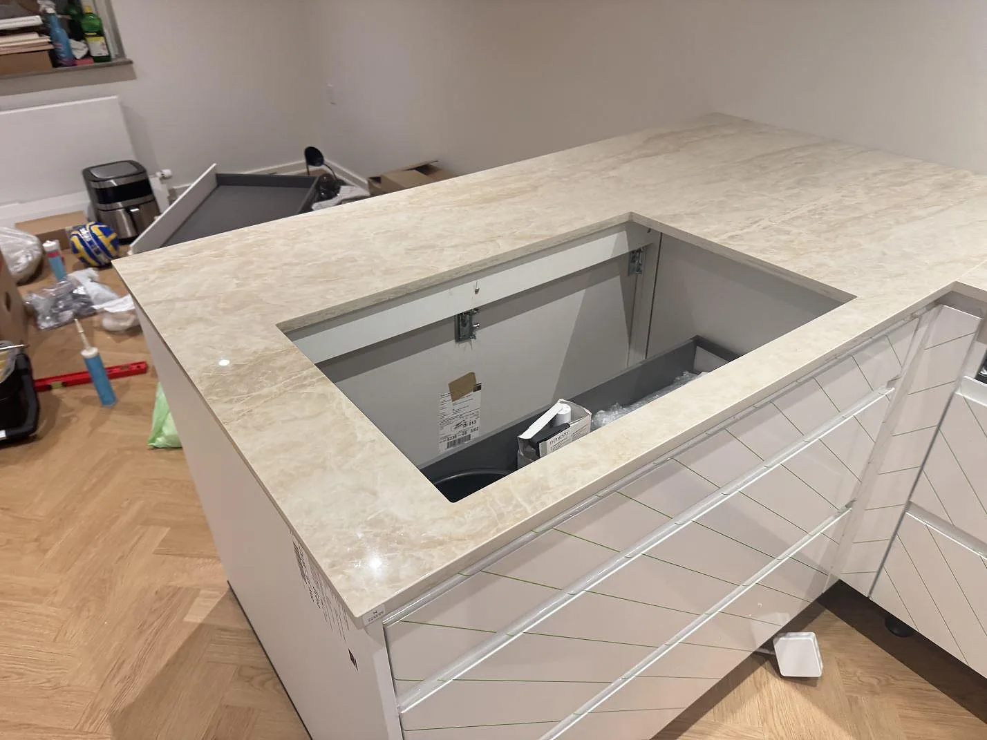 Køkkenbordplade i Dekton Arga, Albertslund – billede 4
