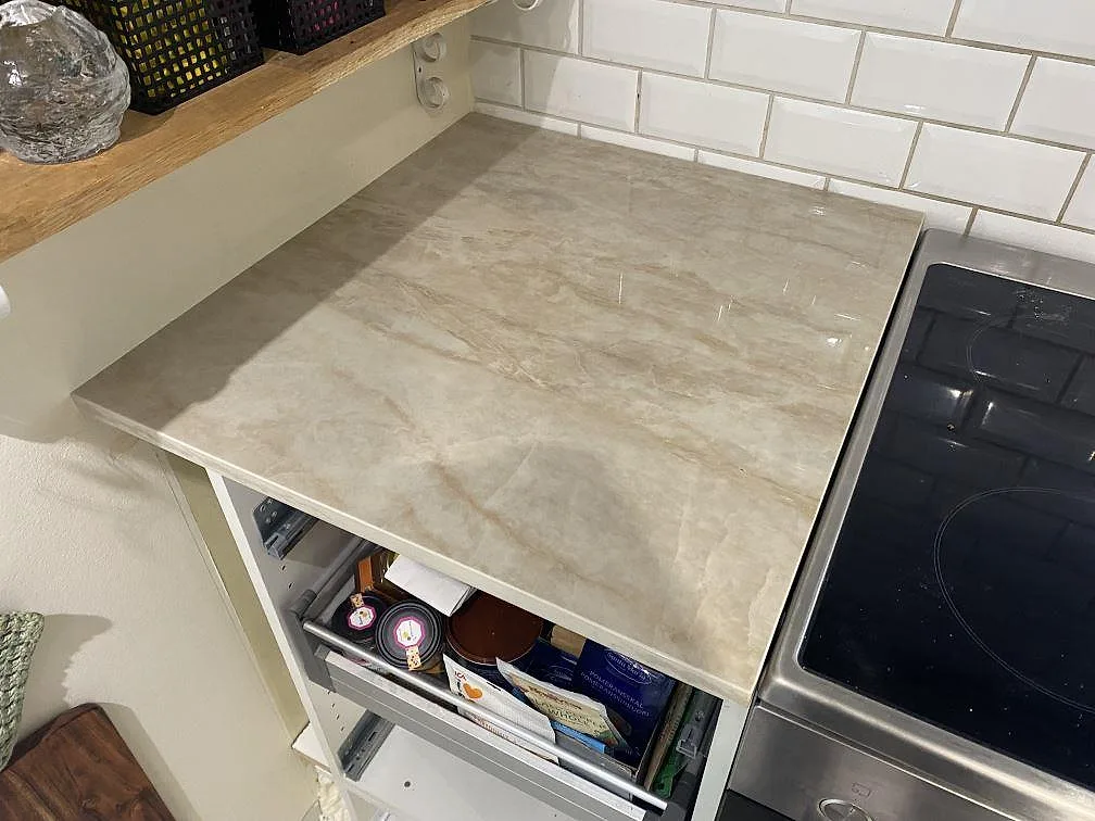 Køkkenbordplade i Dekton Arga, Alingsås – billede 2