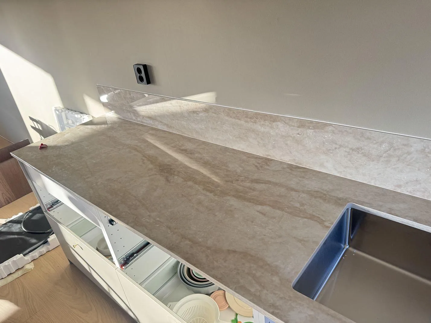 Køkkenbordplade i Dekton Arga, Bankeryd – billede 5