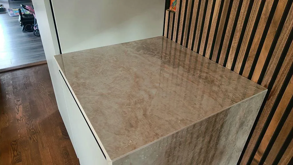 Køkkenbordplade i Dekton Arga, Barsebäck – billede 8