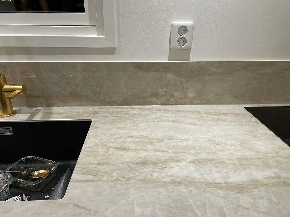 Køkkenbordplade i Dekton Arga, Billdal – billede 3