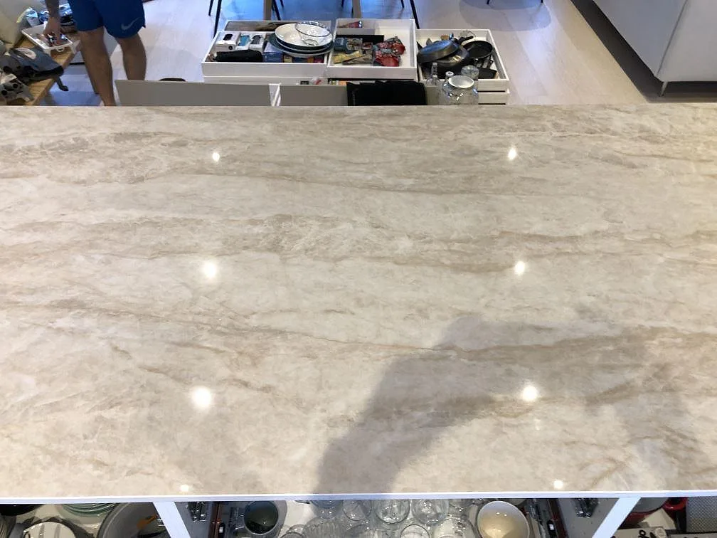 Køkkenbordplade i Dekton Arga, Borås – billede 4
