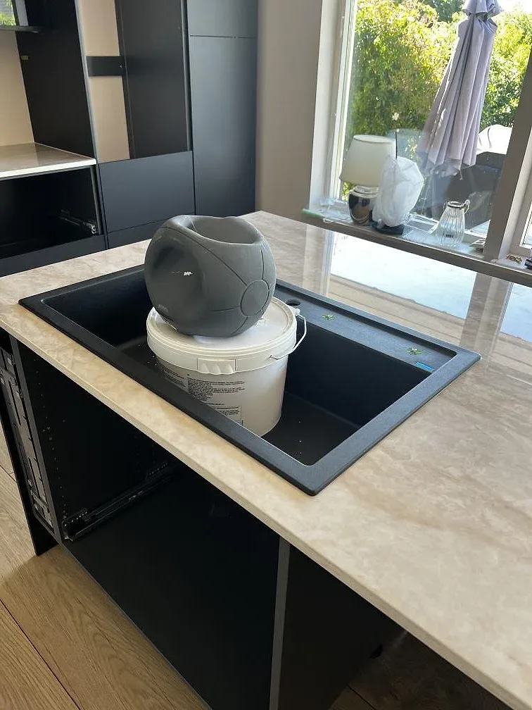 Køkkenbordplade i Dekton Arga, Bromölla – billede 4