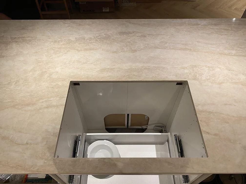 Køkkenbordplade i Dekton Arga, Egå – billede 4