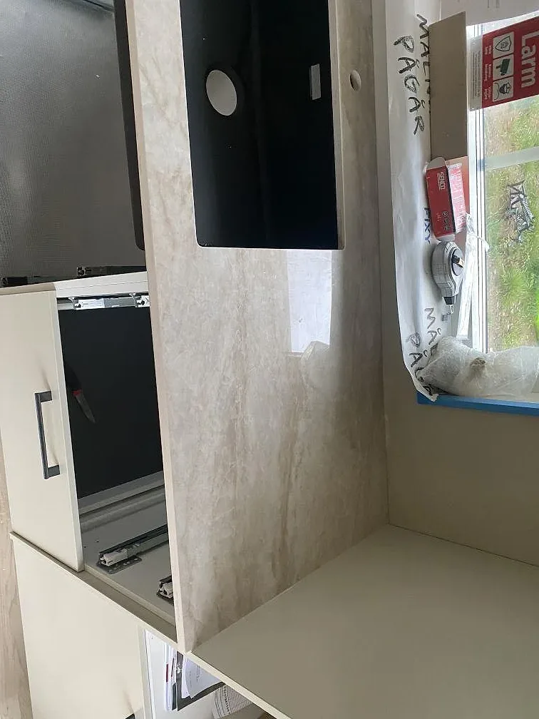 Køkkenbordplade i Dekton Arga, Fjärås – billede 3