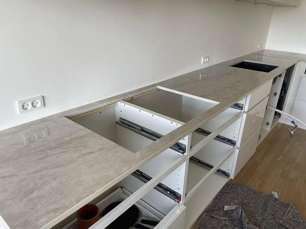 Køkkenbordplade i Dekton Arga, Frederiksberg