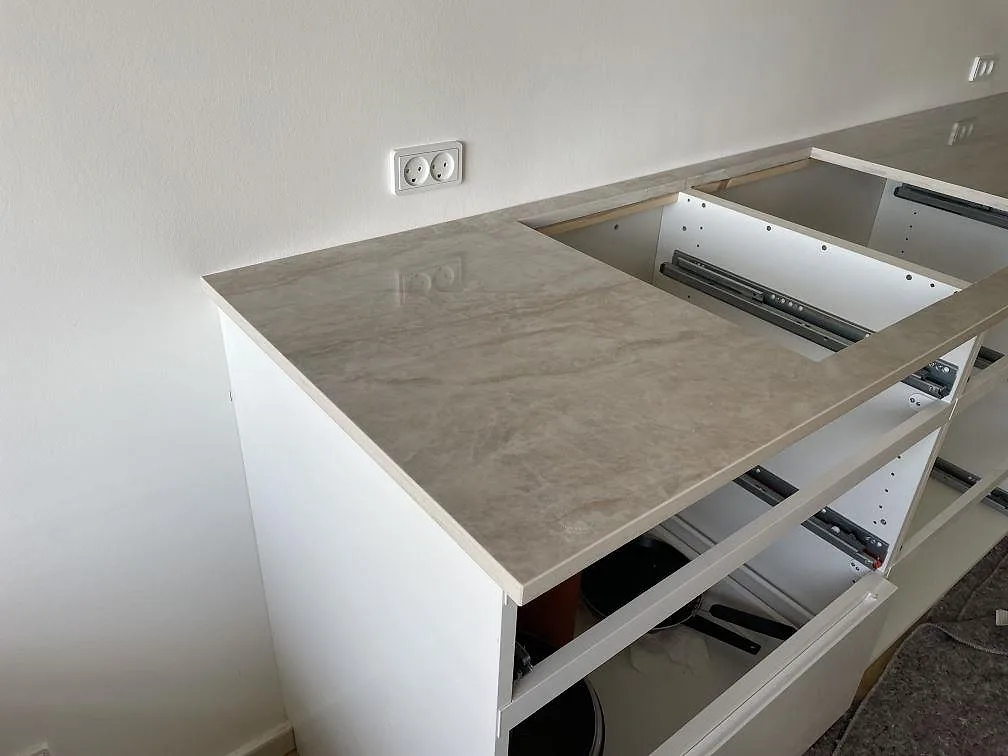 Køkkenbordplade i Dekton Arga, Frederiksberg – billede 5