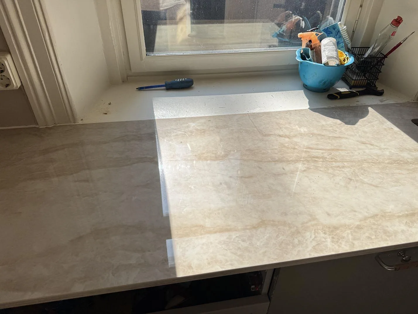 Køkkenbordplade i Dekton Arga, Göteborg – billede 7