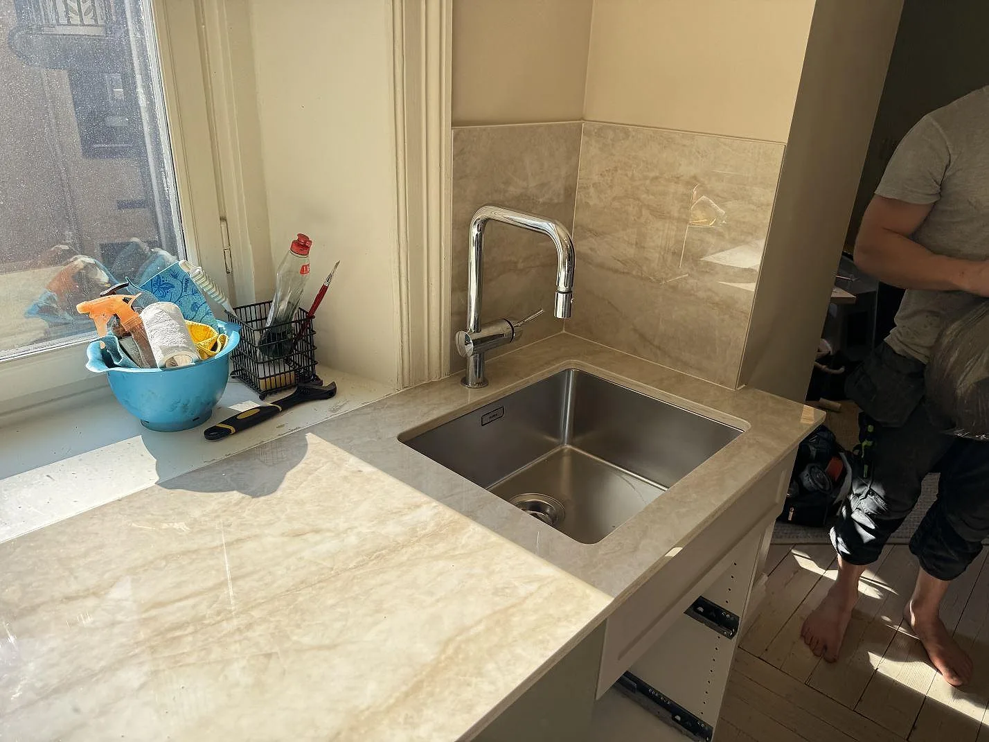 Køkkenbordplade i Dekton Arga, Göteborg – billede 2