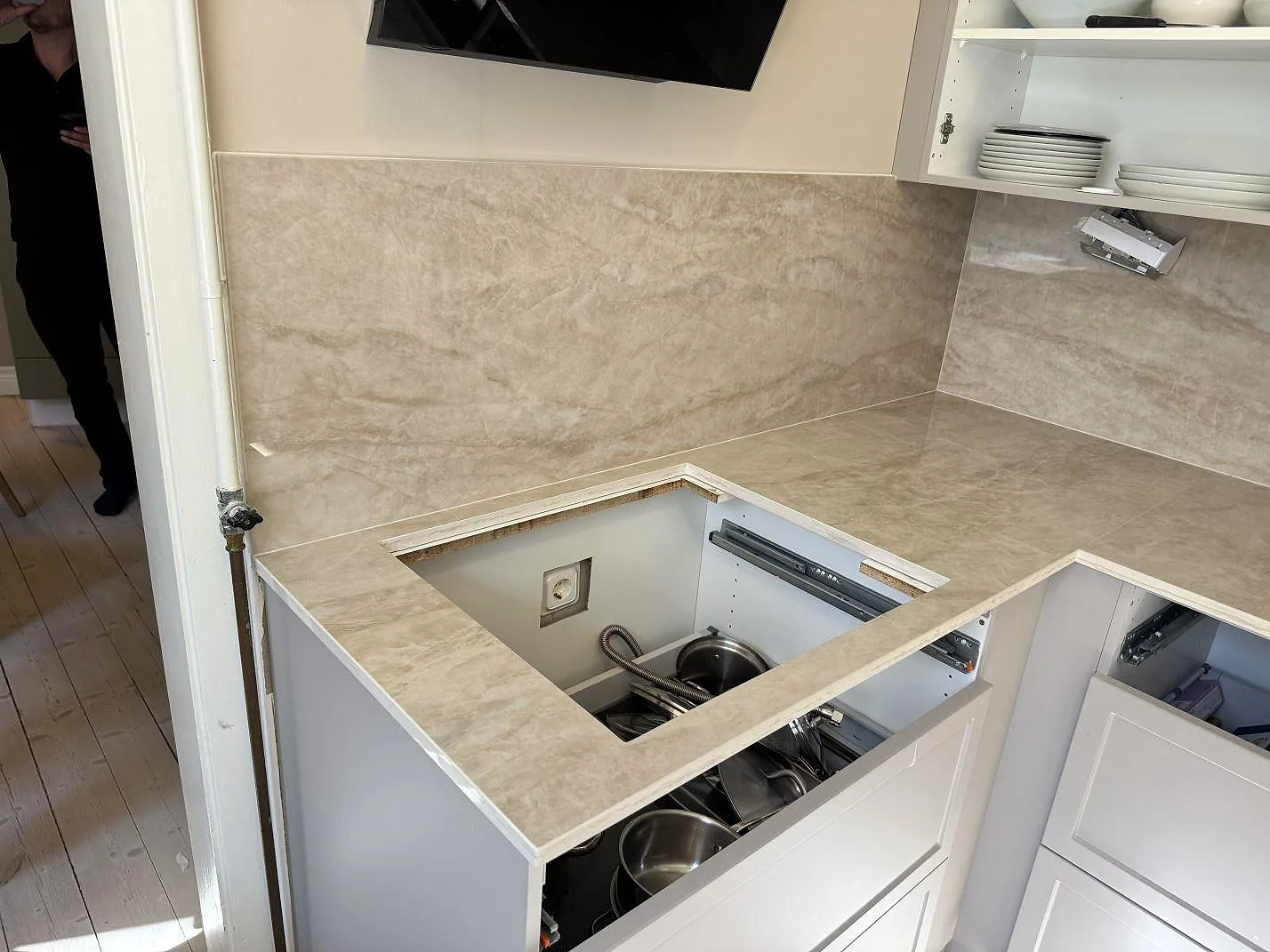 Køkkenbordplade i Dekton Arga, Göteborg – billede 4